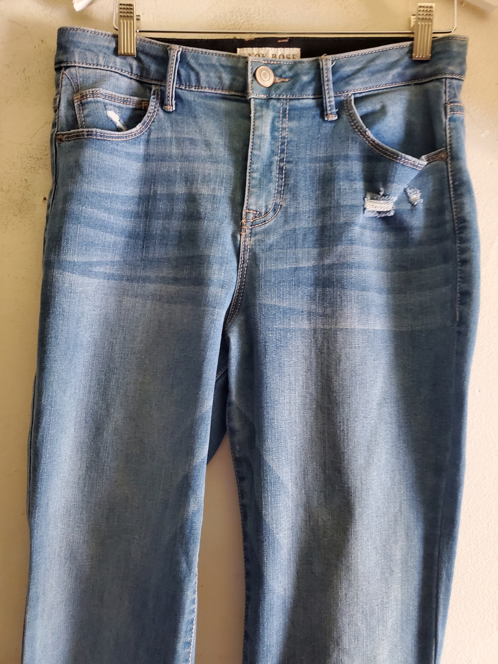 Knox Rose Light Blue Flare Jeans - Picture 3 of 11